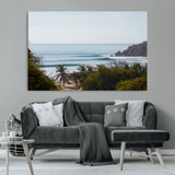 88336640-MGV-CV-36X24-Tropical Beach Scene Wall Art Canvas Print, Framed Coastal Photography Art Picture Print, Ocean Horizon Art Perfect Coastal Boho