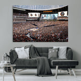 38616413-MGV-CV-36X24-Chicago Dome Stadium Wall Art – Futuristic Basketball Final Four Arena Canvas Print, Modern Sports Fan Decor for Man Cave or