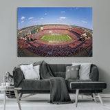 29492070-MGV-CV-36X24-William Brice Stadium Canvas Wall Art – Football Game, Stadium Crowd, Fans, Energy, Team Spirit, Daytime Outdoor Event Print for