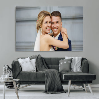 CSTM6030-MGV-CV-36X24-Custom Canvas Wall Art – Personalized Photo Print for Wedding, Anniversary or Gift, Ready to Hang Canvas for Home Decor