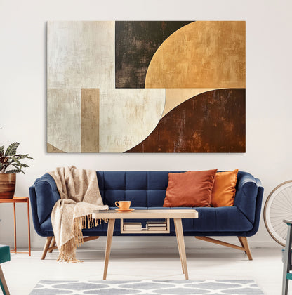 15030-MGV-CV-36X24-Wabi Sabi Wall Art Canvas Print, Framed Modern Abstract Art Picture Print, Minimalist Zen Perfect Minimalist Modern Decor Artwork