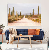30742780-MGV-CV-36X24-Desert Cactus Wall Art Canvas Print, Framed Southwestern Art Picture Print, Bohemian Western Perfect Southwestern Boho Decor