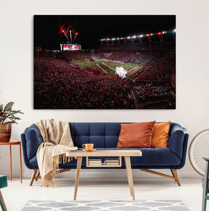 60690191-MGV-CV-36X24-William Brice Stadium Wall Art – Baseball Artwork Print for Game Room, Basement, Dorm or Office Wall Decor