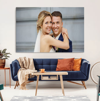 CSTM6030-MGV-CV-36X24-Custom Canvas Wall Art – Personalized Photo Print for Wedding, Anniversary or Gift, Ready to Hang Canvas for Home Decor