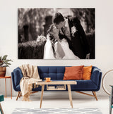 CSTM6030-MGV-CV-36X24-Custom Wedding Photo Print - Custom Wall Art Picture Print, Create Your Own Photo Canvas Print