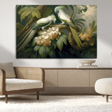 84047-MGV-CV-36X24-Tropical Birds Wall Art – Elegant Botanical Canvas Print, Exotic Nature Decor for Living Room, Bedroom or Office