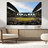 92672-MGV-CV-36X24-Chase Field Stadium Wall Art Canvas Print, Framed Arizona Stadium Art Picture Print, Chase Stadium Perfect Sports Room Decor