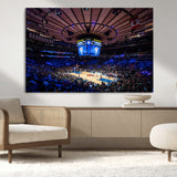 20491-MGV-CV-36X24-Madison Square Garden Wall Art Canvas Print, Framed New York Stadium Art Picture Print, MSG Stadium Perfect Sport Room Decor