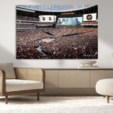 38616413-MGV-CV-36X24-Chicago Dome Stadium Wall Art – Futuristic Basketball Final Four Arena Canvas Print, Modern Sports Fan Decor for Man Cave or