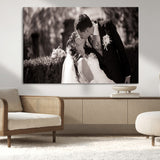 CSTM6030-MGV-CV-36X24-Custom Wedding Photo Print - Custom Wall Art Picture Print, Create Your Own Photo Canvas Print