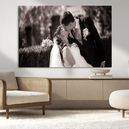 CSTM6030-MGV-CV-36X24-Custom Wedding Photo Print - Custom Wall Art Picture Print, Create Your Own Photo Canvas Print