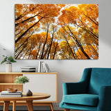 11823-MGV-CV-36X24-Golden Autumn Tree Canopy Wall Art – Stunning Fall Forest Leaves Print, Warm Seasonal Nature Decor for Home, Office or Cabin