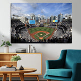 87122-MGV-CV-36X24-Petco Park Field Wall Art Canvas Print, Framed San Diego Stadium Art Picture Print, Petco Park Stadium Perfect Sport Room Decor