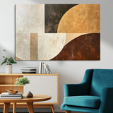 15030-MGV-CV-36X24-Wabi Sabi Wall Art Canvas Print, Framed Modern Abstract Art Picture Print, Minimalist Zen Perfect Minimalist Modern Decor Artwork