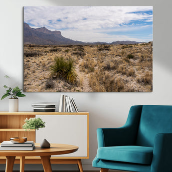21606563-MGV-CV-36X24-Desert Mountain Wall Art – Southwest Landscape Photography Canvas Print, Rustic Nature Artwork Scenic Western Decor for Living