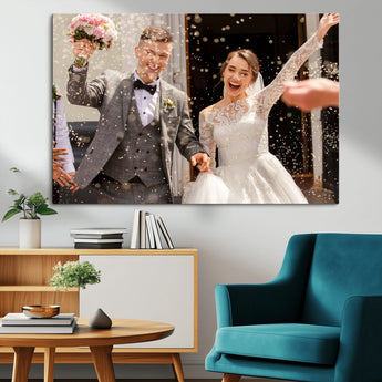 CSTM914-MGV-CV-36X24-Framed Create Your Canvas Print - Personalized Wall Art for Home Decor Wall Art Print, Create Your Own Photo Canvas Print