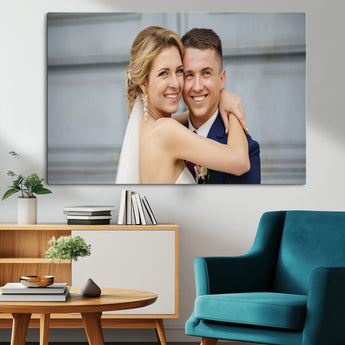 CSTM6030-MGV-CV-36X24-Custom Canvas Wall Art – Personalized Photo Print for Wedding, Anniversary or Gift, Ready to Hang Canvas for Home Decor