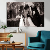 CSTM6030-MGV-CV-36X24-Custom Wedding Photo Print - Custom Wall Art Picture Print, Create Your Own Photo Canvas Print