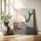 22632976-MGV-CV-24X36-Deer Canvas Print Wall Art Canvas Print, Framed Woodland Animal Decor Art Picture Print, Rustic Lodge Wall Art Perfect Rustic