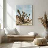 95224550-MGV-CV-24X36-Joshua Tree Desert Canvas Print – Southwestern Boho Landscape Wall Art, Rustic Nature Scene for Living Room, Entryway & Earthy