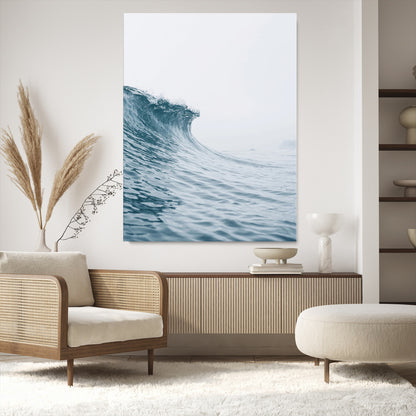 99679915-MGV-CV-24X36-Ocean Wave Wall Art Canvas Print, Framed Coastal Decor Art Picture Print, Modern Ocean Perfect Modern Coastal Minimalist Decor
