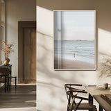 66350373-MGV-FP-48X32-3P_Natural-Minimalist Beach Wall Art Canvas Print, Framed Soft Blue Tones Art Picture Print, Tranquil Ocean Perfect Coastal Minimalist Decor