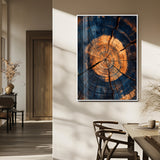 70513247-MGV-FP-48X32-3P_White-Tree Rings Wall Art Canvas Print, Framed Rustic Texture Art Picture Print, Wood Grain Perfect Rustic Industrial Decor Artwork