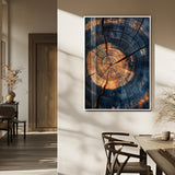 32486414-MGV-FP-48X32-3P_White-Tree Rings Wall Art Canvas Print, Framed Rustic Texture Art Picture Print, Wood Grain Perfect Rustic Industrial Decor Artwork