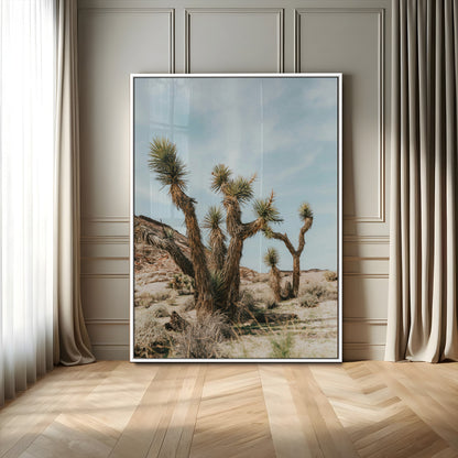 95224550-MGV-CV-24X36-Joshua Tree Wall Art – Desert Landscape Canvas Print with Southwestern Scenery, Rustic Western Photography, Boho Nature Decor for