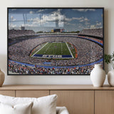 76491-MGV-FP-60X30-3P_Black-Buffalo Bills Stadium Wall Art Canvas Print, Framed Bills Stadium Art Picture Print, Highmark Stadium Perfect Sport Room Decor