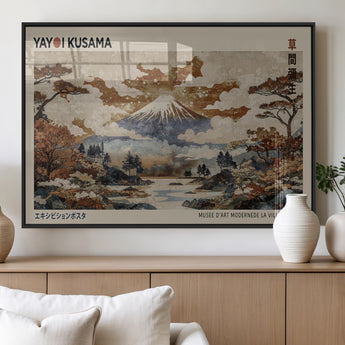11778299-MGV-FP-36X24-3P_Black-Japanese Landscape Wall Art – Mount Fuji Canvas Print, Asian Inspired Nature Decor for Living Room, Bedroom, Office or Studio