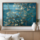 91714-MGV-FP-36X24-3P_Walnut-Almond Blossoms Wall Art – Handcrafted Van Gogh Inspired Floral Canvas Print, Beautiful Nature Decor for Living Room, Bedroom, or