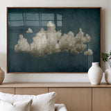 18162-MGV-FP-36X24-3P_Walnut-Ethereal Cloud Wall Art – Panoramic Sky Canvas Print, Dreamy Atmospheric Decor for Bedroom, Living Room or Office