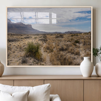 21606563-MGV-FP-36X24-3P_Natural-Desert Mountain Wall Art – Southwest Landscape Photography Canvas Print, Rustic Nature Artwork Scenic Western Decor for Living