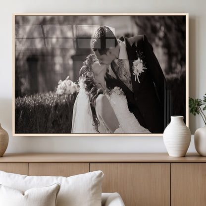 CSTM6030-MGV-FP-36X24-3P_Natural-Custom Wedding Photo Print - Custom Wall Art Picture Print, Create Your Own Photo Canvas Print