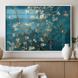 91714-MGV-FP-36X24-3P_White-Almond Blossoms Wall Art – Handcrafted Van Gogh Inspired Floral Canvas Print, Beautiful Nature Decor for Living Room, Bedroom, or