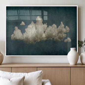 18162-MGV-FP-36X24-3P_White-Ethereal Cloud Wall Art – Panoramic Sky Canvas Print, Dreamy Atmospheric Decor for Bedroom, Living Room or Office