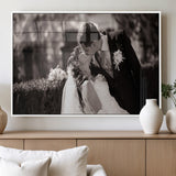 CSTM6030-MGV-FP-36X24-3P_White-Custom Wedding Photo Print - Custom Wall Art Picture Print, Create Your Own Photo Canvas Print