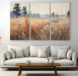 98822-MGV-CV-36X24-Autumn Meadow Wall Art – Tranquil Grassland Landscape Canvas Print, Rustic Country Decor for Living Room, Bedroom or Farmhouse
