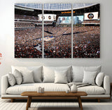 38616413-MGV-CV-36X24-Chicago Dome Stadium Wall Art – Futuristic Basketball Final Four Arena Canvas Print, Modern Sports Fan Decor for Man Cave or