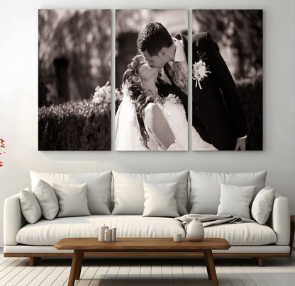 CSTM6030-MGV-CV-36X24-Custom Wedding Photo Print - Custom Wall Art Picture Print, Create Your Own Photo Canvas Print