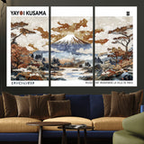 80111817-MGV-CV-36X24-Japanese Landscape Wall Art – Mount Fuji Autumn Canvas Print, Asian Inspired Nature Decor for Living Room, Bedroom, Office or