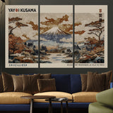 11778299-MGV-CV-36X24-Japanese Landscape Wall Art – Mount Fuji Canvas Print, Asian Inspired Nature Decor for Living Room, Bedroom, Office or Studio