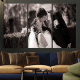 CSTM6030-MGV-CV-36X24-Custom Wedding Photo Print - Custom Wall Art Picture Print, Create Your Own Photo Canvas Print