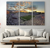 38807-MGV-CV-36X24-Beaver Stadium Wall Art Canvas Print, Framed Beaver Stadium Field Art Picture Print, Football Stadium Perfect Sport Room Decor