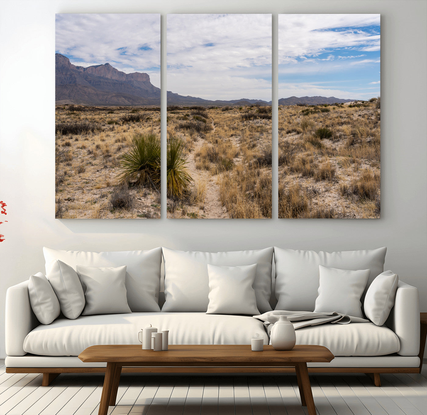 21606563-MGV-CV-36X24-Desert Mountain Wall Art – Southwest Landscape Photography Canvas Print, Rustic Nature Artwork Scenic Western Decor for Living