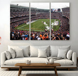 18347149-MGV-CV-36X24-Soldier Field Wall Art – Chicago Bears Football Stadium Canvas Print, Game Day Sports Decor for Man Cave, Bar, Office, or Living