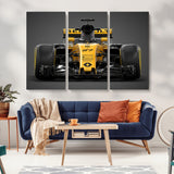 62882-MGV-CV-36X24-Renault F1 Racing Car Print - High-Performance Formula 1 Motorsport Wall Art, Perfect Gift for Racing Fans and Car Enthusiasts