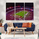 11343-MGV-CV-36X24-Bryant-Denny Stadium Wall Art – Panoramic Alabama Crimson Tide Football Field Canvas Print, Game Day Decor for Office, Man Cave or