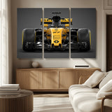 62882-MGV-CV-36X24-Renault F1 Racing Car Print - High-Performance Formula 1 Motorsport Wall Art, Perfect Gift for Racing Fans and Car Enthusiasts